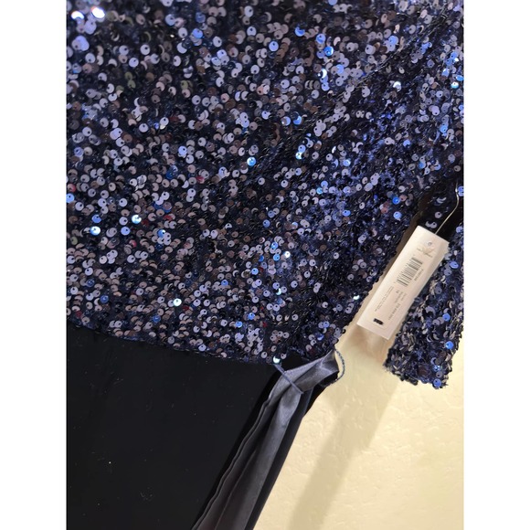 Premier Amour Sequince and velvet romper. Plus size 16  (M27) - Picture 4 of 10